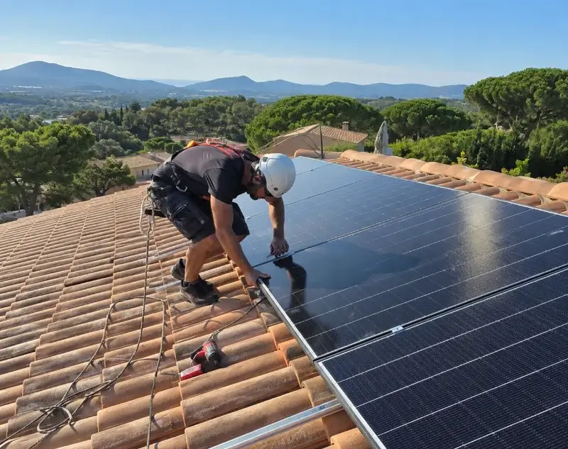 Installateur panneaux solaires Concoret — pose photovoltaïque sur toiture