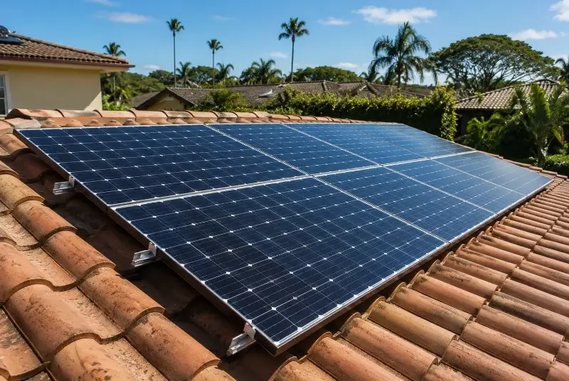 Installation de panneaux solaires à Concoret